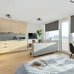 Beige And Grey In With Balcony Close To The By Renters