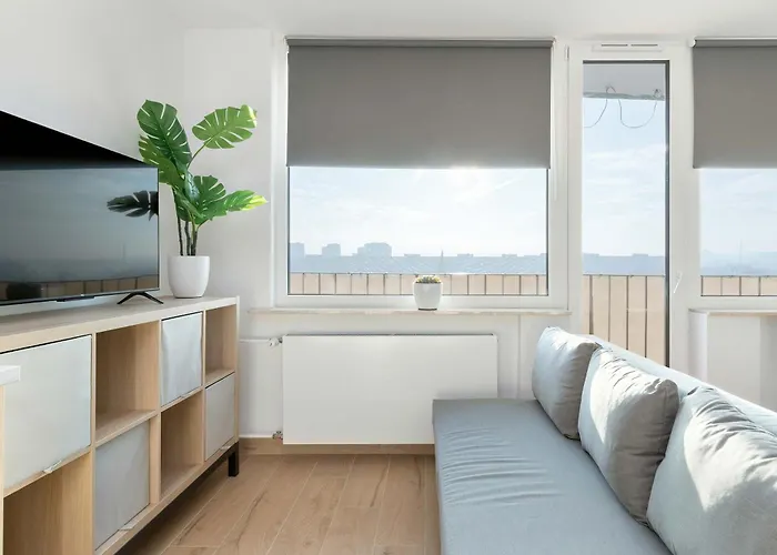 Beige And Grey In With Balcony Close To The By Renters *