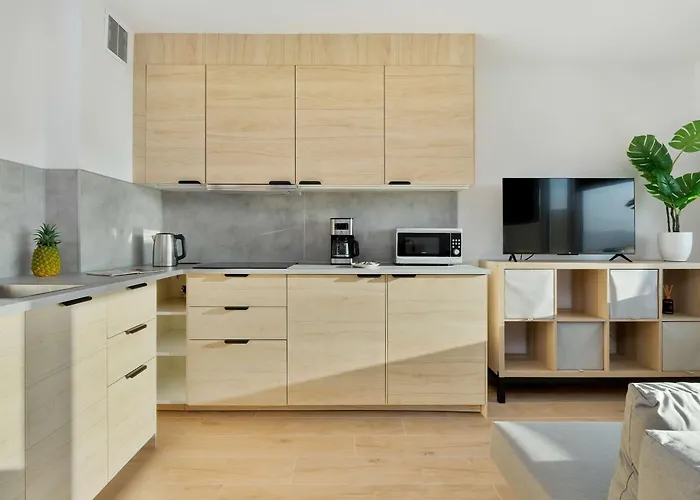 Beige And Grey In With Balcony Close To The By Renters *