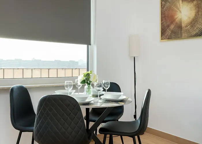 Beige And Grey In With Balcony Close To The By Renters * Gdańsk