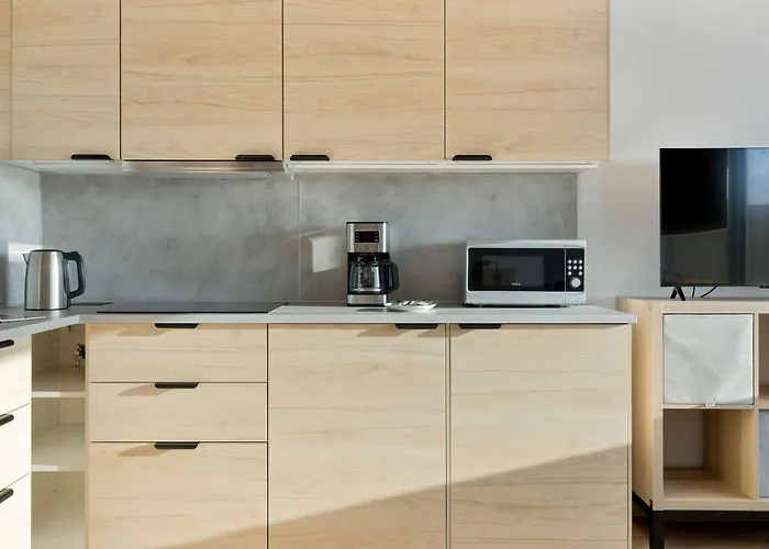 Beige And Grey In With Balcony Close To The By Renters